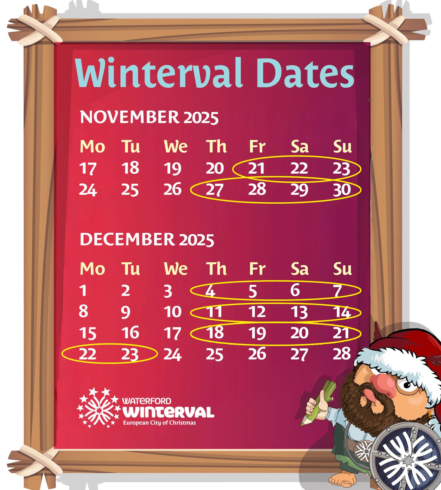 Winterval Calendar
