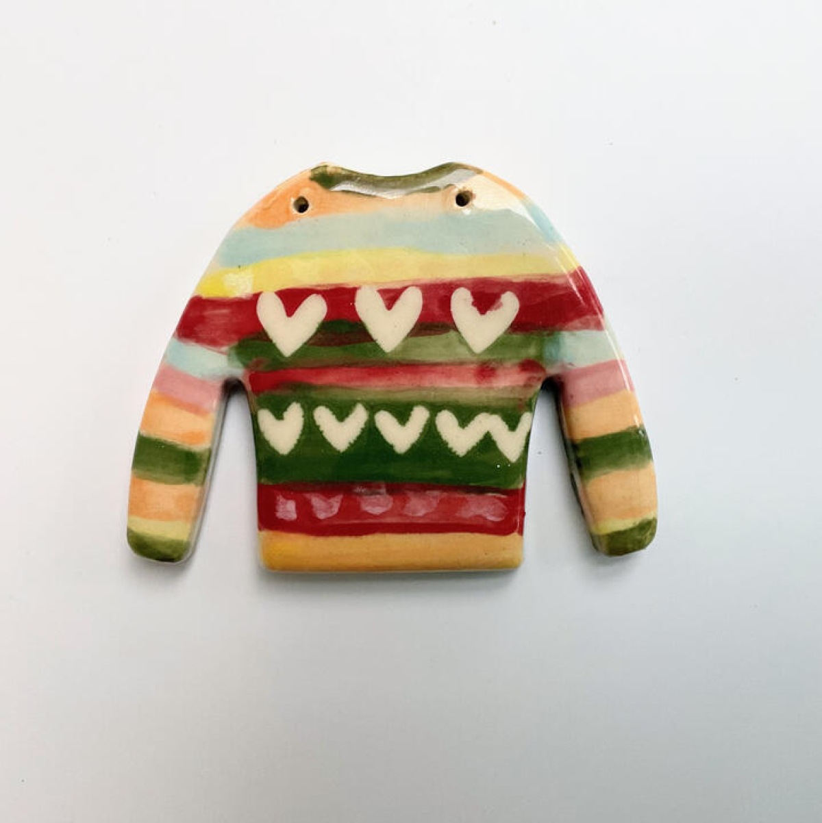 Paint Your Own Pottery Christmas Ornaments