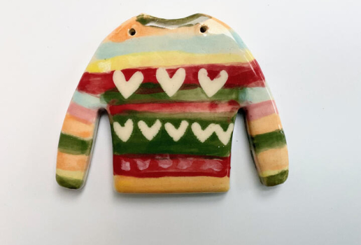 Paint Your Own Pottery Christmas Ornaments