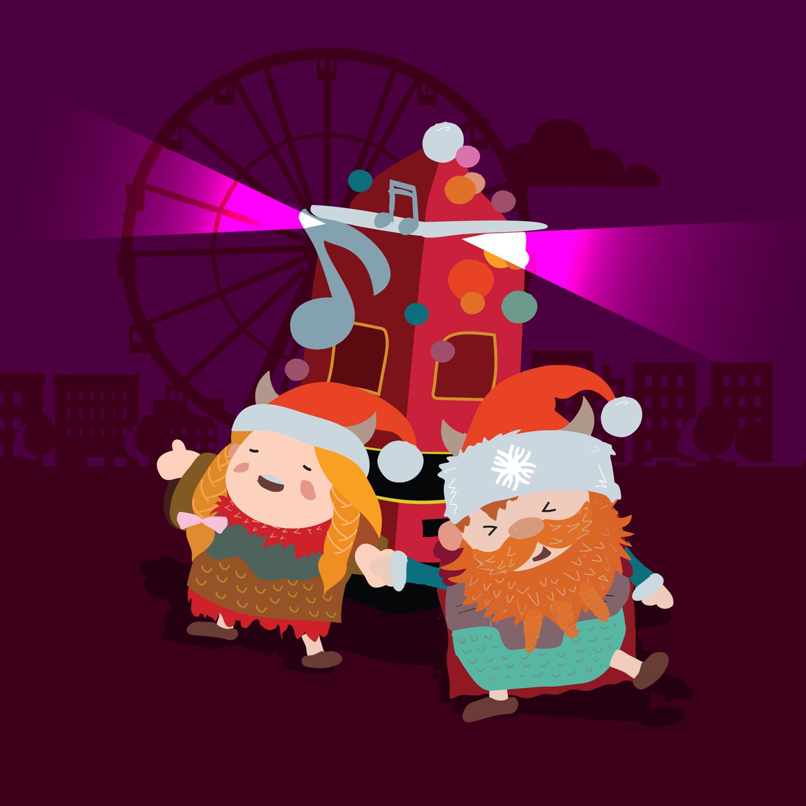 Santa’s Giant Disco Postbox